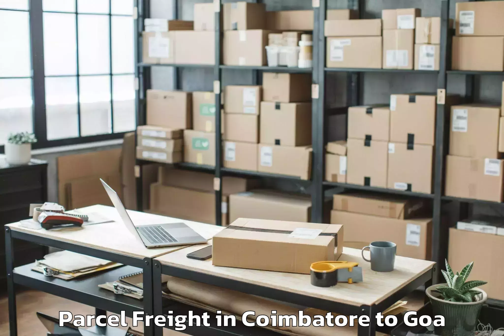 Expert Coimbatore to Goa Airport Goi Parcel Freight